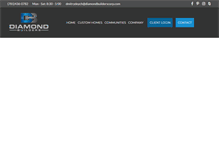Tablet Screenshot of diamondbuilderscorp.com